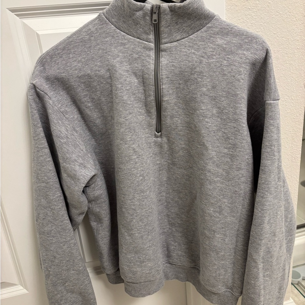 Gray SKIMS QUARTER ZIP
